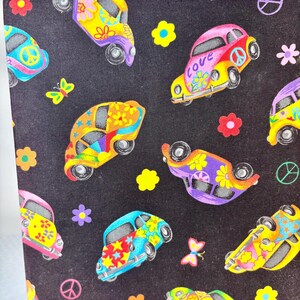 Vintage hippie fotoalbum | Retro Flower Power scrapbook pärm bild 5