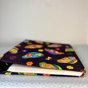 Vintage hippie fotoalbum | Retro Flower Power scrapbook pärm bild 3