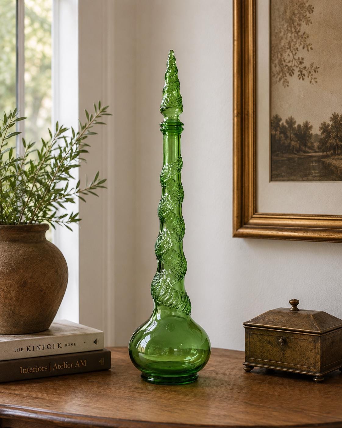 Vintage Italian Glass Decanter - Etsy - Page 2