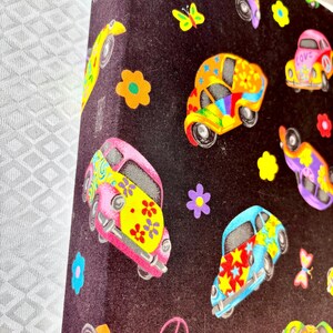 Vintage hippie fotoalbum | Retro Flower Power scrapbook pärm bild 6