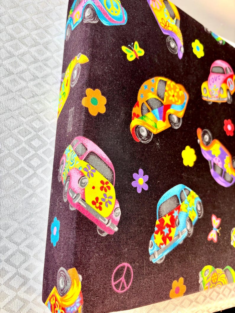 Vintage hippie fotoalbum | Retro Flower Power scrapbook pärm bild 6