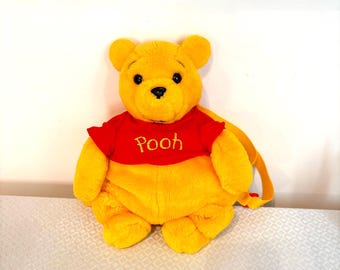 希少なヴィンテージ くまのプーさん ぬいぐるみバックパック