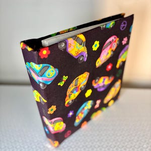 Vintage hippie fotoalbum | Retro Flower Power scrapbook pärm bild 10