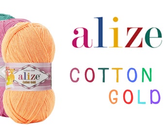 Alize Cotton Gold yarn, Ale yarn, amigurumi crochet yarn, Ale cotton gold yarn, Sport cotton amigurumi yarns, All color amigurumi yarns