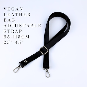 Faux Leather Crossbody - Shoulder Strap, Vegan Leather Purse Straps, Leather Adjustable Shoulder Strap, Adjustable Straps For Leather Bags