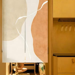 Custom Doorway Curtains, 20+ Patterns, Linen Noren Door Curtain, Chinese Ink Painting Curtain, Noren Panel, Short Curtain, Natural Curtain