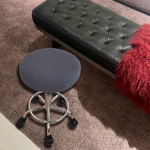 Custom Round Stool Covers, 10+ Patterns, Barstool Cover, Kitchen Stool, Round Seat Cover, Bench Cover, Protective Cover, Chair Protection