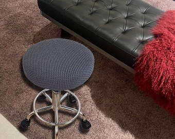 Custom Round Stool Covers, 10+ Patterns, Barstool Cover, Kitchen Stool, Round Seat Cover, Bench Cover, Protective Cover, Chair Protection