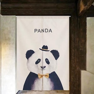 Maßgeschneiderte Türvorhänge, 20+ Muster, Leinen Noren Türvorhang, chinesische Tuschemalerei, Noren-Panel, kurzer Vorhang, Vorhang für Kinder
