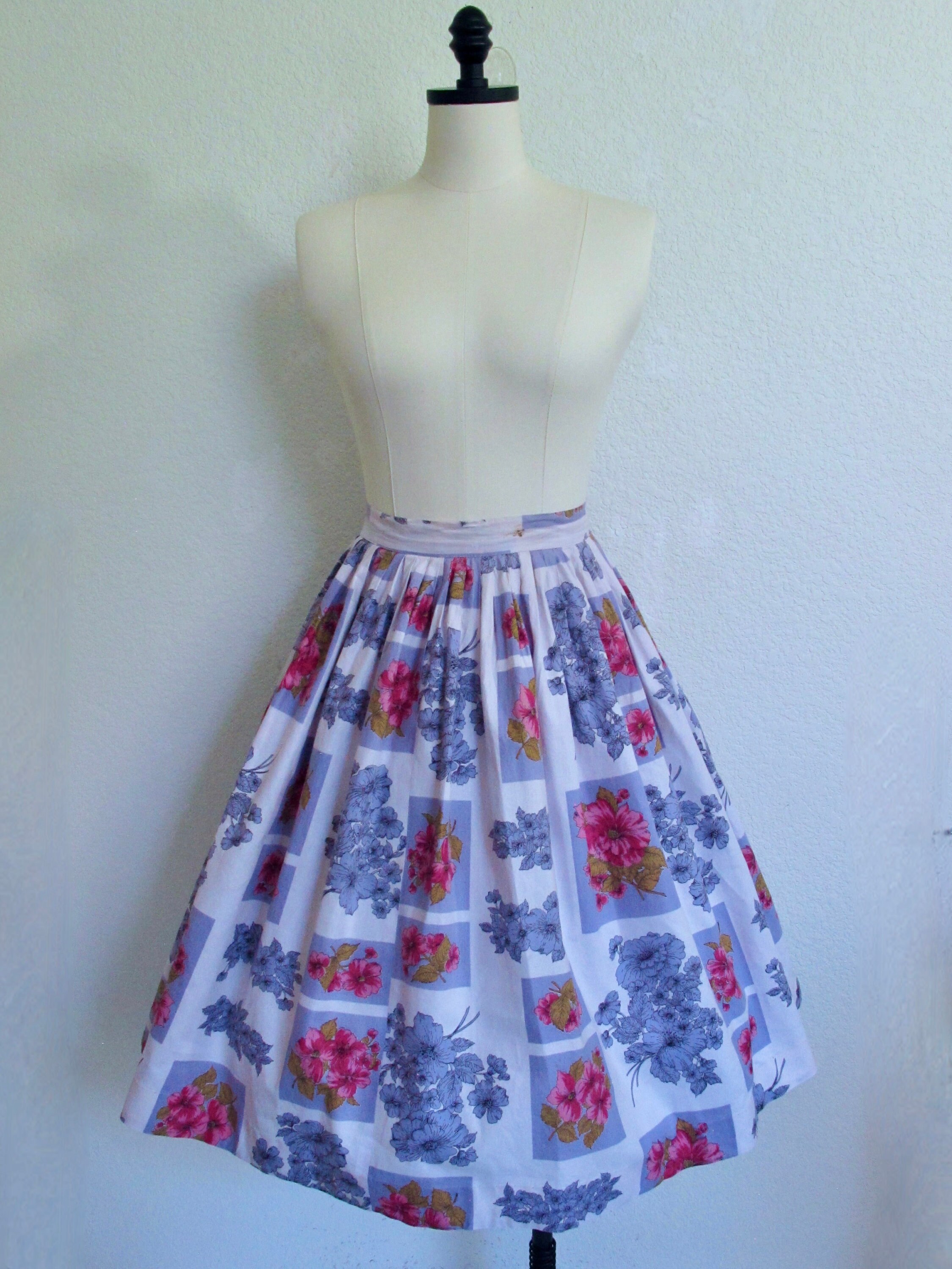 earlyteen  Waist) Azaleas  Floral Print in White, Purple, and Pink Kerry Teen Brand - Etsy