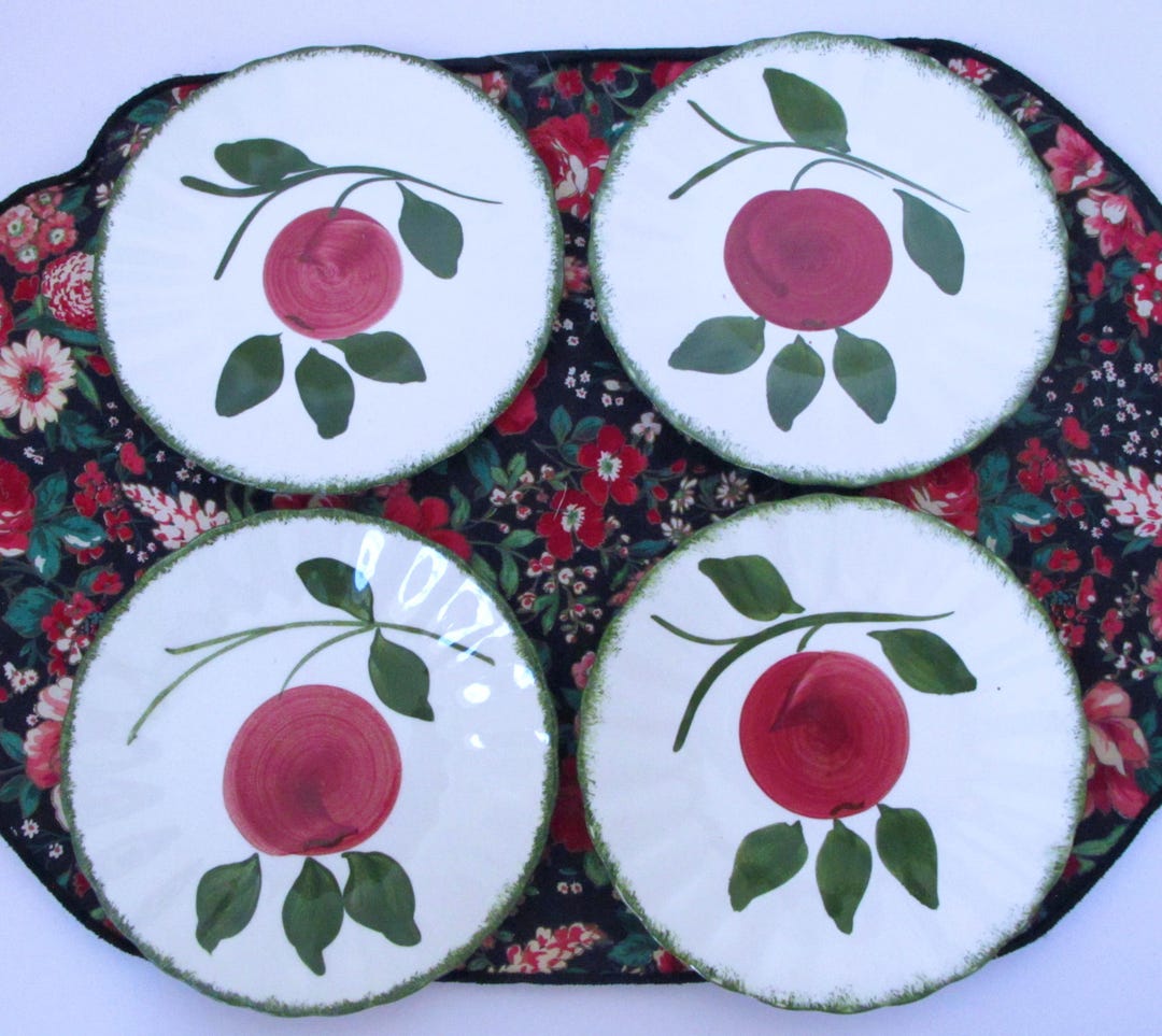 Vintage Blue Ridge Apple Trio 6 1/4