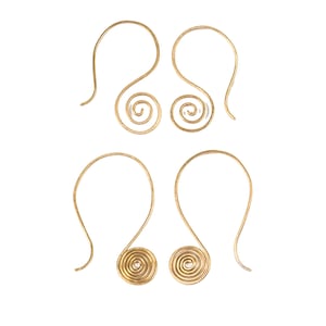 Delicate Spiral Earrings