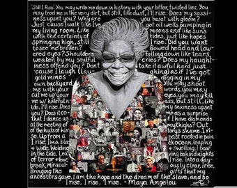 Impression Maya Angelou : Still I Rise