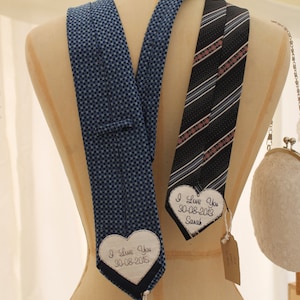 personalised tie on labels