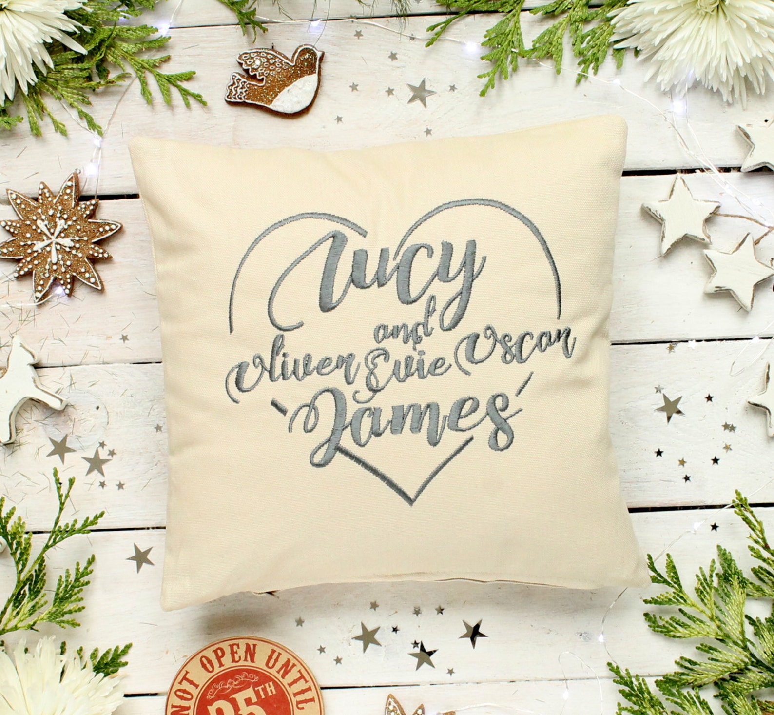 Personalised Cushion Family Cushion Family Gift Cotton Etsy