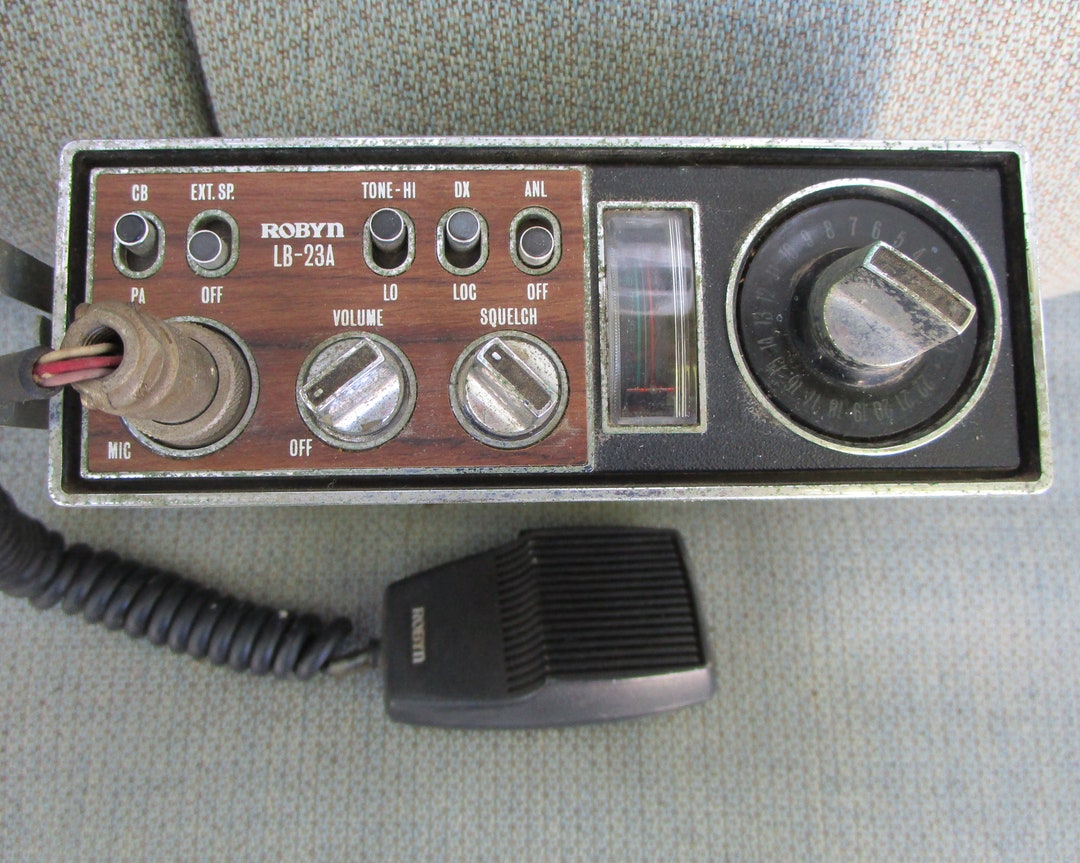 Robin Cb Robyn CB Radio With Microphone LB-23A Untested - Etsy