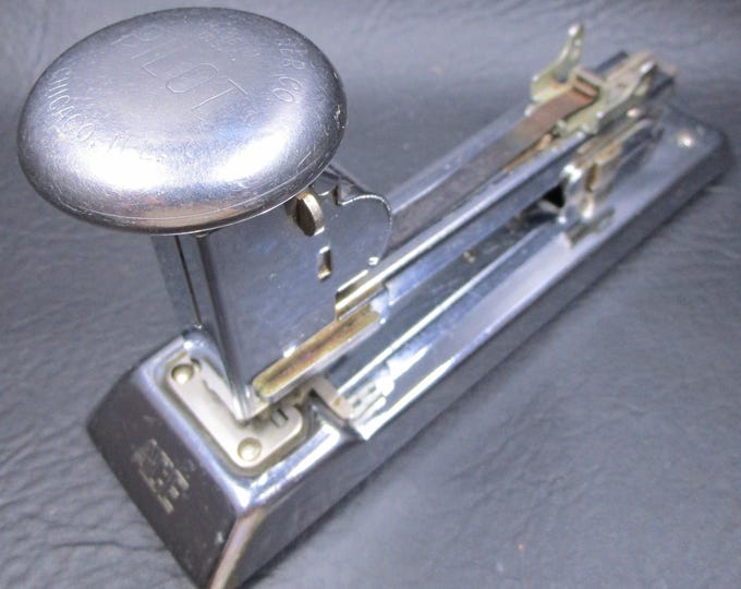 Stapler Pilot Ace Pilot Fastener Stapler, Vintage Circa 1960's Retro Office Supply in ...