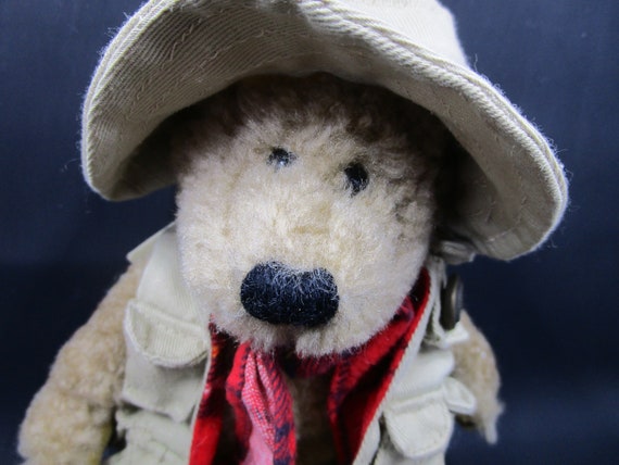 Boyds Bears Plush Bear Khaki Vest and Hat, With Tag - Etsy