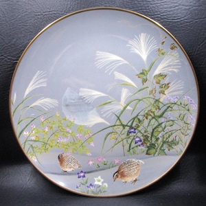 Quail and Seven Grasses, Franklin Mint Birds and Flowers of The Orient, Naoka Nobata 1979