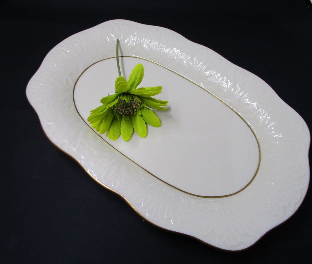 Lenox Bread Tray Serving Dish 10 X 6 1/2 Lennox Etsy