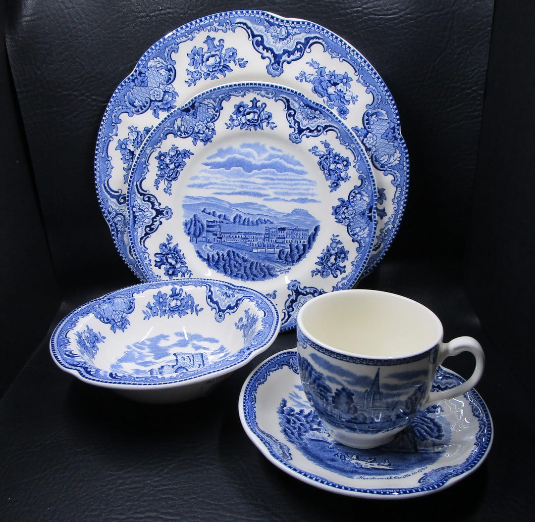 Old Britain Castles Placesetting 5 Pieces Blue Johnson Brothers