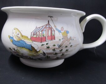 Peter Rabbit CHAMBER POT Wedgwood Beatrix Potter Wedgwood & Barlaston