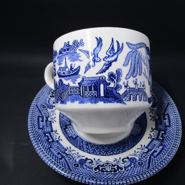 Servicio De Vajilla Churchill Finlandia Blue - 18 Piezas, Loza (Earthware), Azul Y Blanco