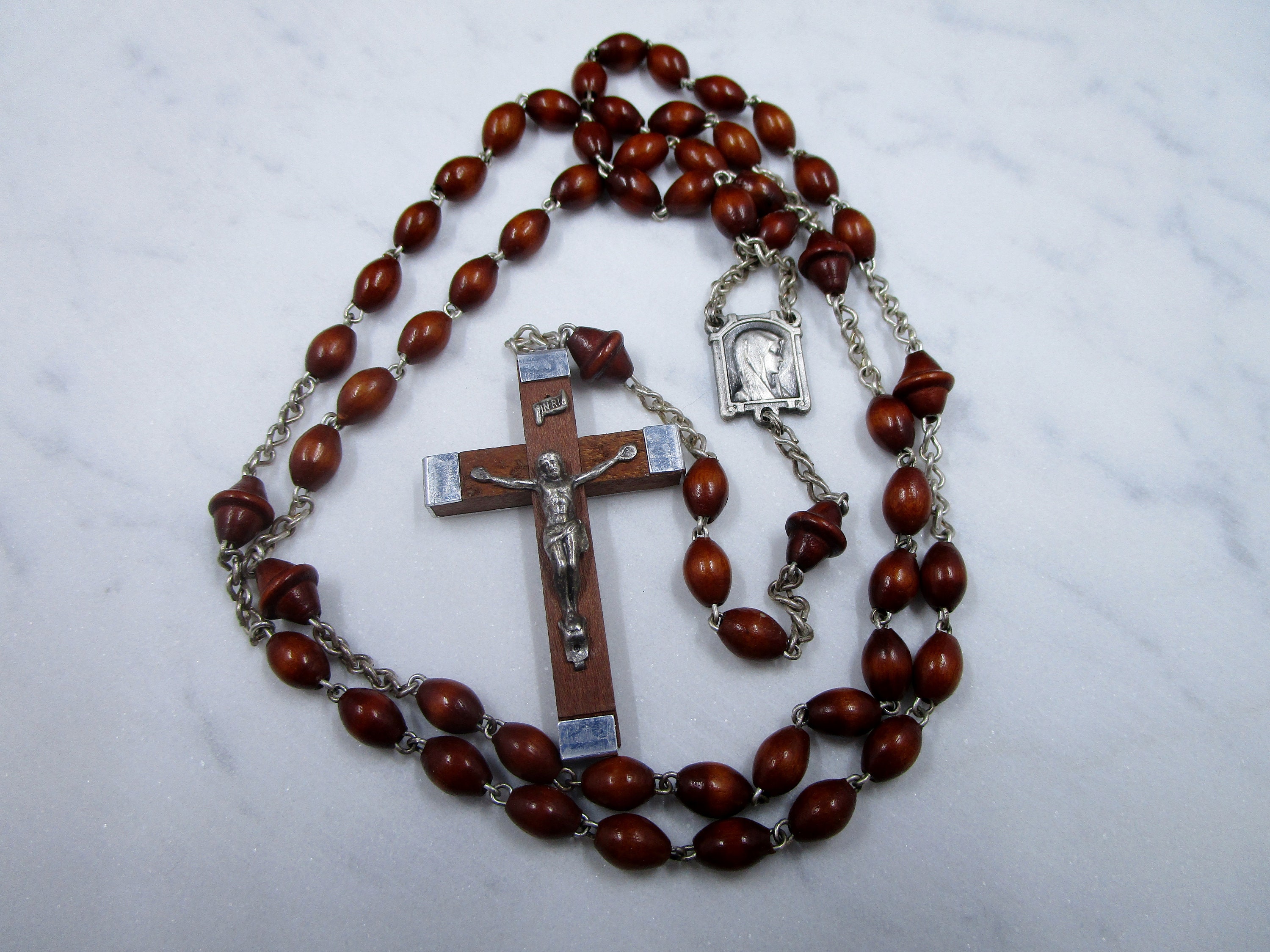 Lourdes Water Rosary - Etsy Lourdes Water Rosary - Etsy