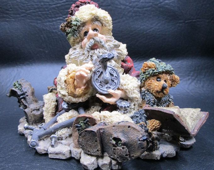 Featured listing image: Boyds Bears "Santa's Challenge" Santa's Series #3, Figurine Item 3002 Issued 1994
