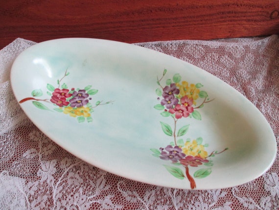 Decorative Bowl Radford England Oblong Fruit Bowl Trinket Etsy