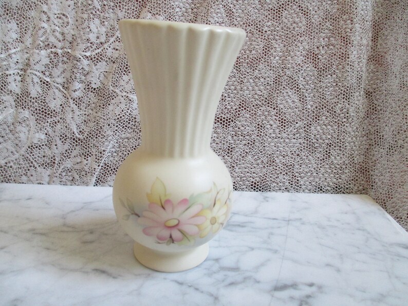 Aldridge Pottery Co Longton Staffs English Floral Vase Daisy Etsy