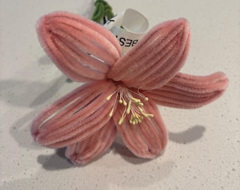 A homemade artificial flower