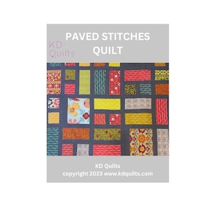 Paved Stitches PDF Quilt Pattern