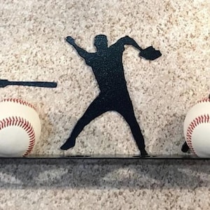 BASEBALL HOLDER, baseball display, baseball holder for wall, baseball holder display, baseball display shelf, baseball player gift