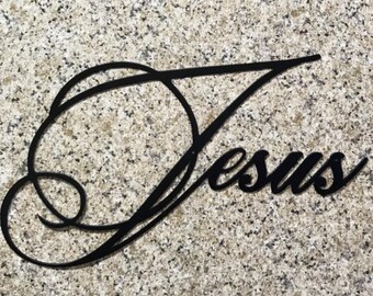 JESUS wall art, metal art, metal wall art, metal wall decor, metal wall art sign, metal signs
