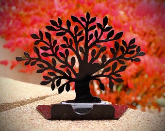 TREE OF LIFE phone stand, phone holder, metal phone stand, office decor