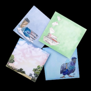 Sticky-Note Pads for Mail Carriers - MIXED PACK of 4 - Post-it® Notes - 50 Sheets Each