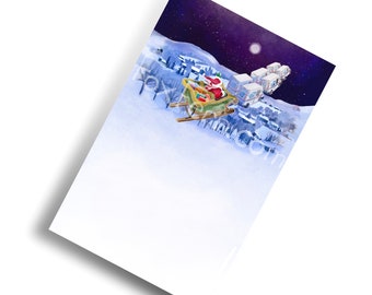 Santa’s Magic - Christmas Themed Notepad for Mail Clerks and Letter Carriers