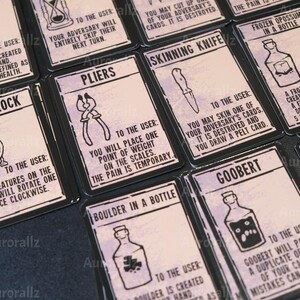Tarjetas de objetos • Objetos de Inscryption • Objetos de Inscryption • Tarjetas de Inscryption • Baraja de cartas • Cryptid • Juegos de cartas de Inscryption