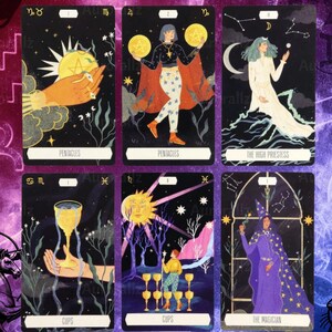 Zodiac Tarot Card Deck, Zodiac Tarot, 78 Tarot Cards, Tarot Deck with Guidebook, Zodiac Oracle Card, Astrology Divination, Unique Tarot Deck