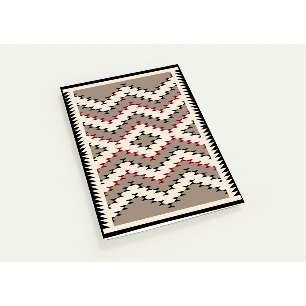 Greetings Rug Traditional Navajo Rug Design Greeting Cards - Personalized Pack of 10 ...