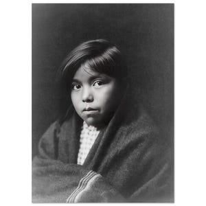 Navajo Girl Vintage Photograph 1900&#39;s