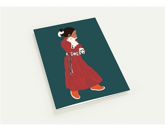 Little Navajo Girl Greeting Cards - Handmade Pack of 10 - Perfect for Any Occasion