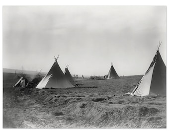 Teepee Landscape Vintage Photography