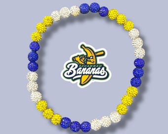 Banana Split Baseball Bat Collection Bead Necklace