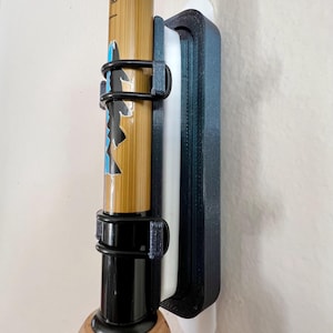Tenkara Fly Fishing Line Keeper & Rod Wall Mount System