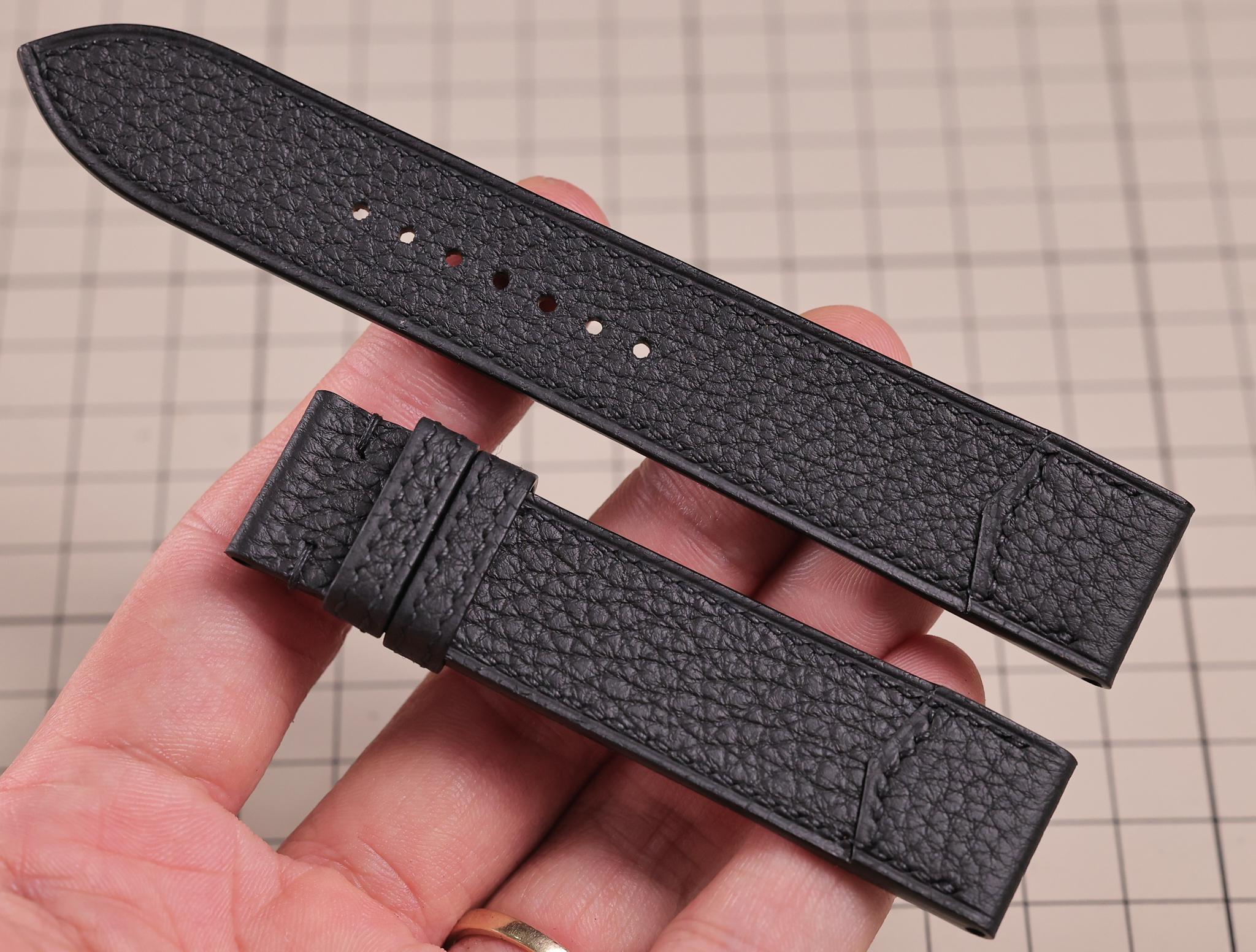 ジャガー・ルクルト時計用カーフスキントーゴレザーストラップ – 42mm