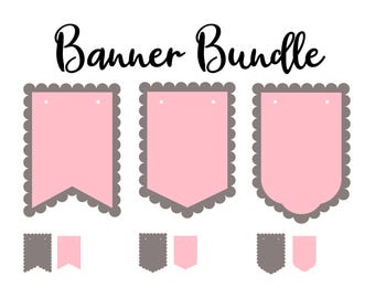 Banner SVG cut file for Cricut, Banner for Graduation party, Banner for Birthday party, svg png dxf, digital download