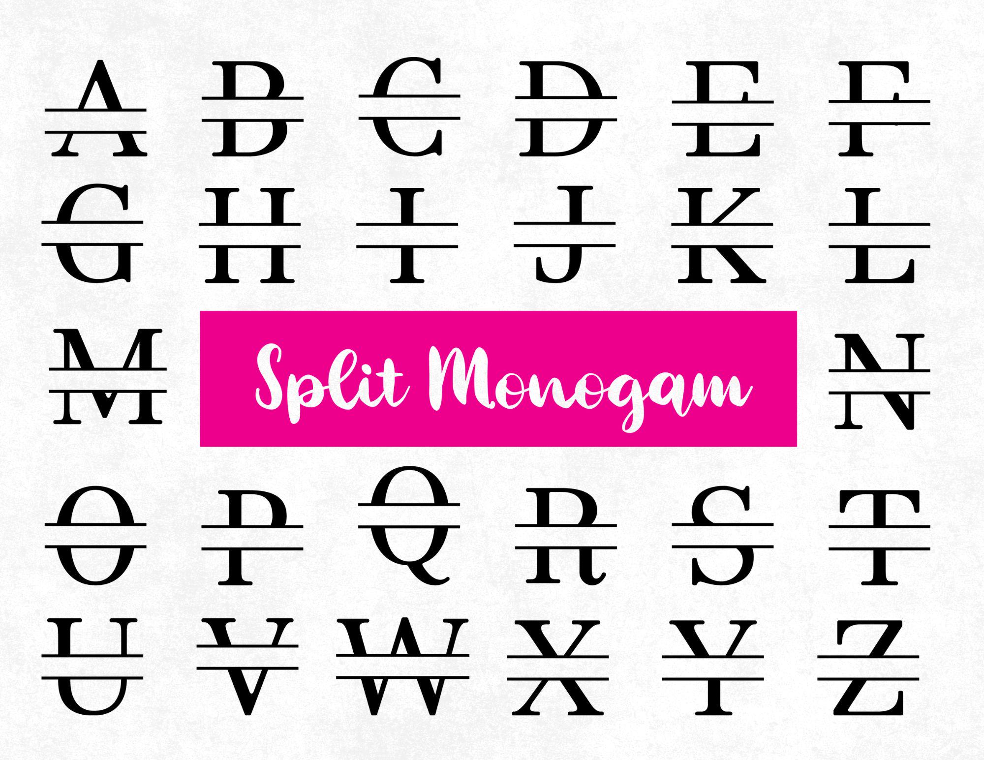 Split A Initial Split Letter SVG, Split Letter PNG, Name Sign, Monogram Svg, Letter ...