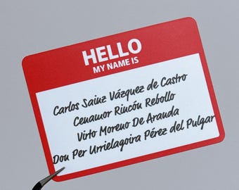 Carlos Sainz Name is.. - F1 Sticker